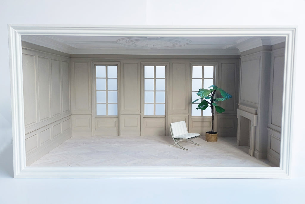 The Gallery - Large Custom Room Box – 1:12 Scale