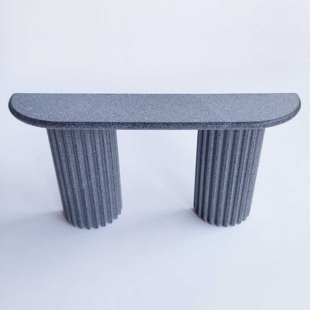 Fluted Console Table 1:12 - Unpainted