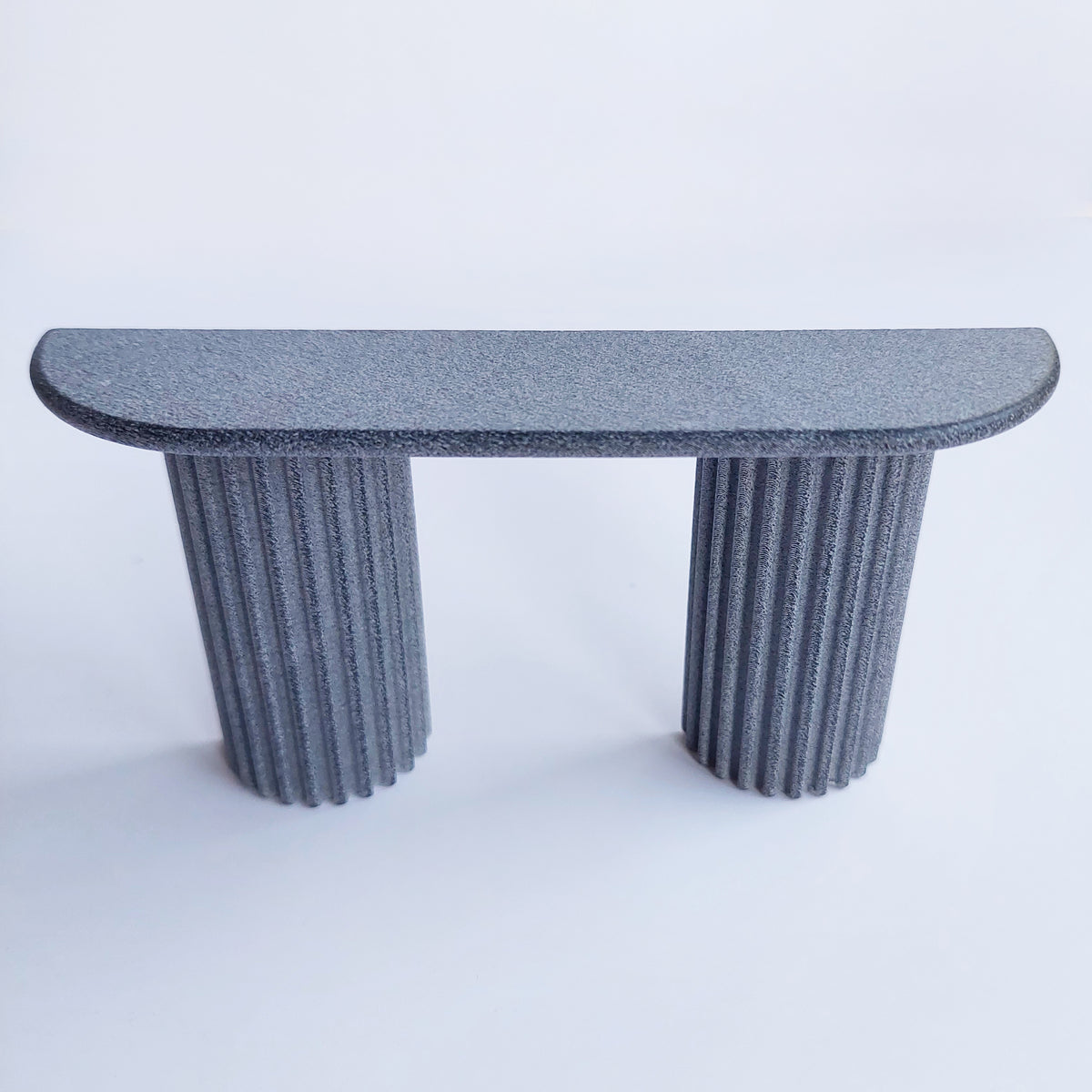 Fluted Console Table 1:12 - Unpainted