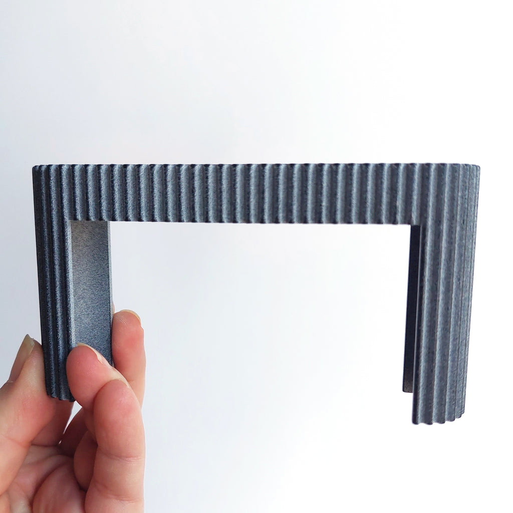 Full Fluted Console Table 1:12 - Unpainted