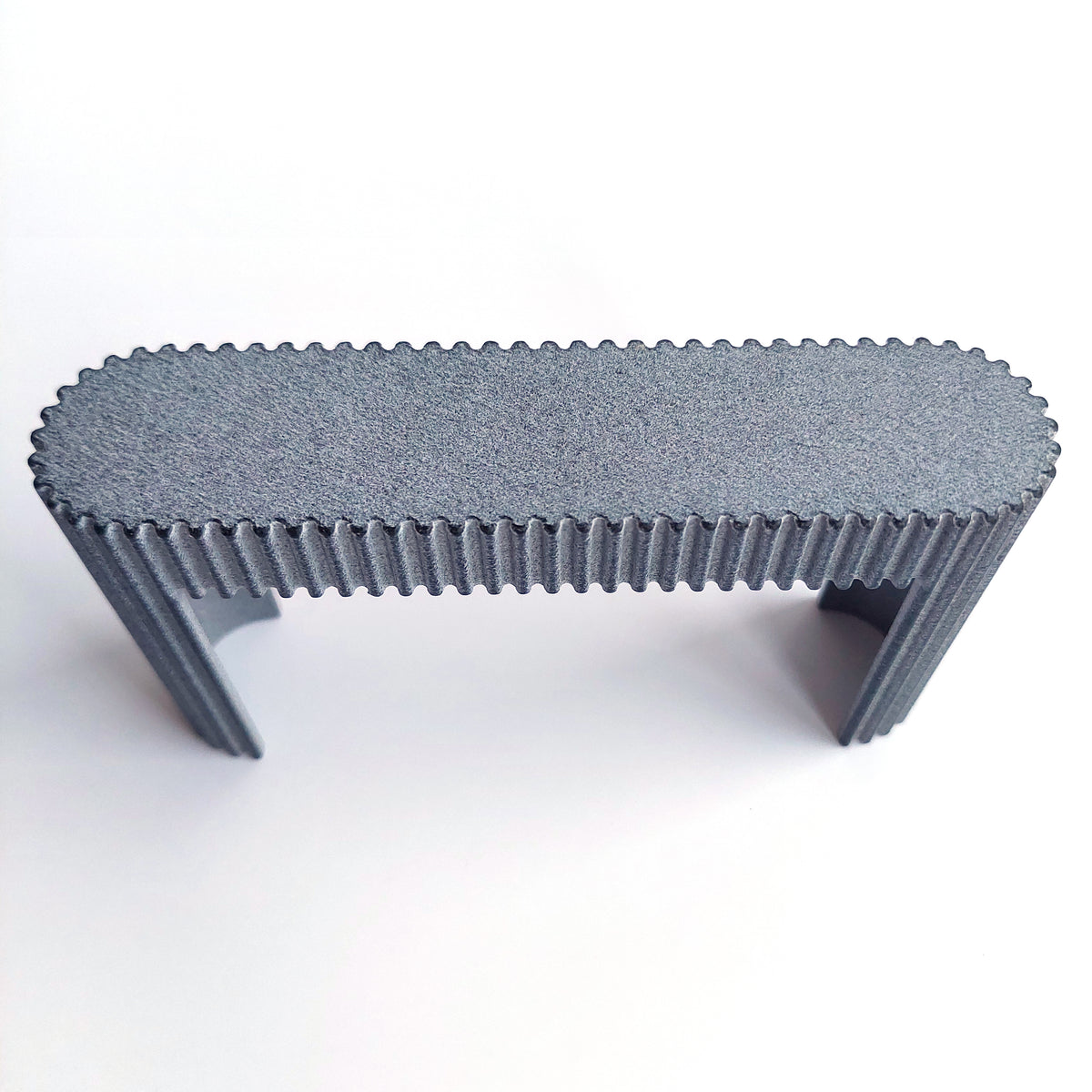 Full Fluted Console Table 1:12 - Unpainted