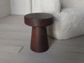 Pedestal Side Table Stool 1:12 - Unpainted