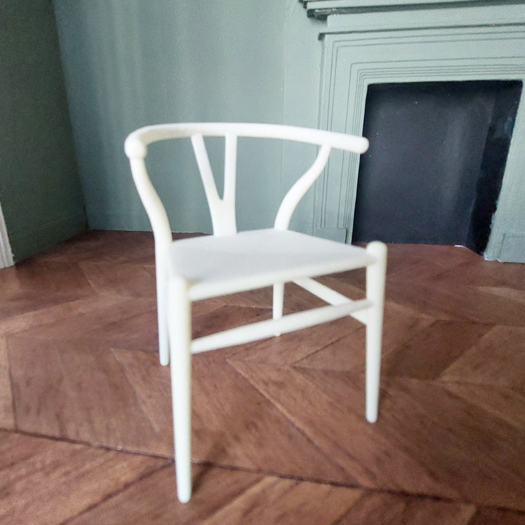 Dollhouse Wishbone Ding Chair 1:12 - Unpainted
