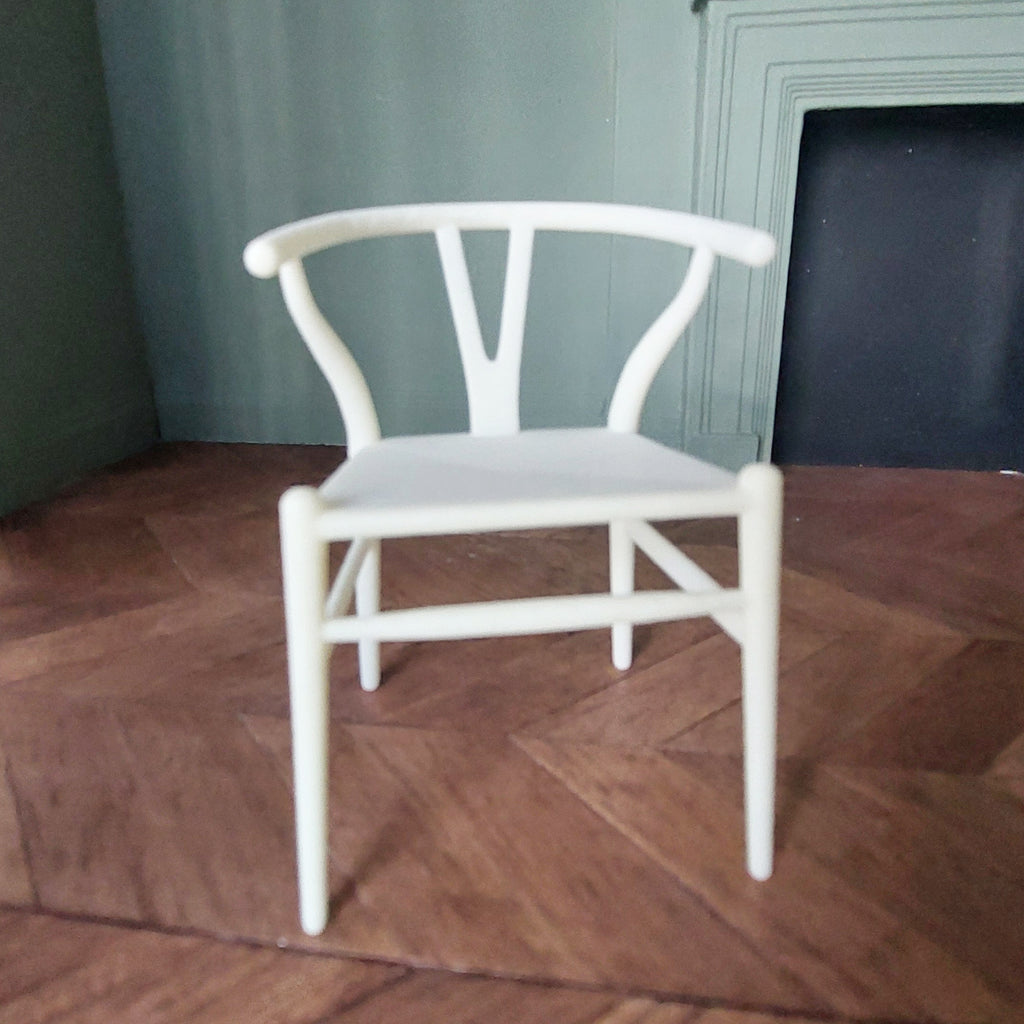 Dollhouse Wishbone Ding Chair 1:12 - Unpainted