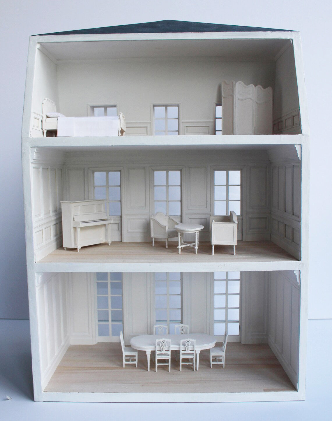 Three-Storey Townhouse Dollhouse 1:24